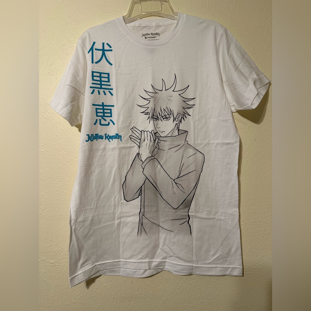 72. NWOT Jujutsu Kaisen Anime Sukuna Character Mens White Graphic Tee-medium.
